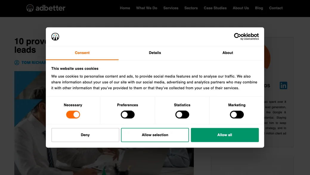 Adbetter equity release lead generation article