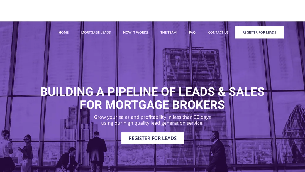 The Pipeline mortgage leads website